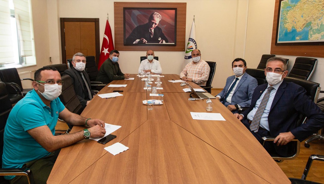 İmar planları ve mimari proje ile ilgili toplantımızı yaptık